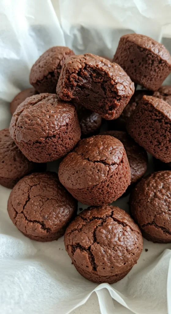 crispy edge brownie bites