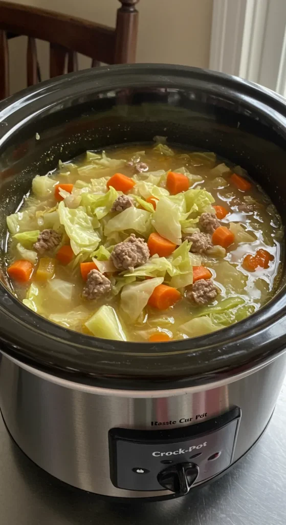 crockpot cabbage soup