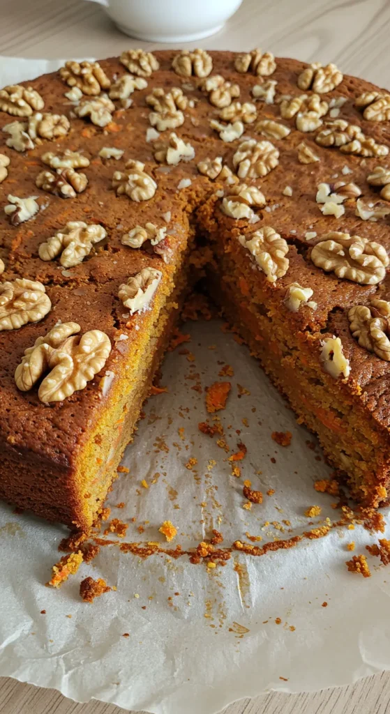 carrot walnut cake