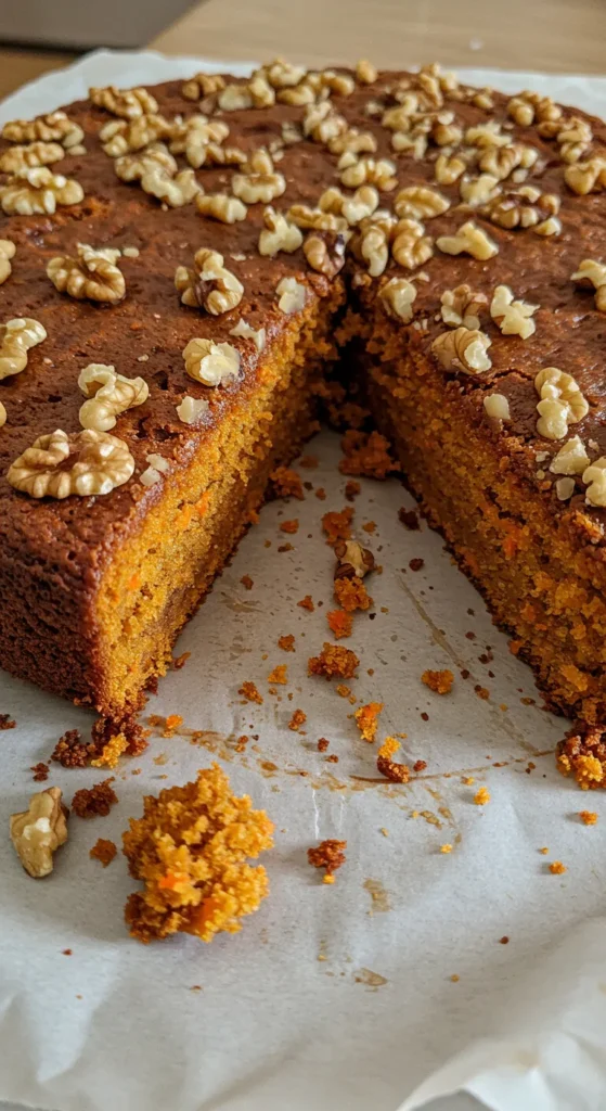 carrot walnut cake