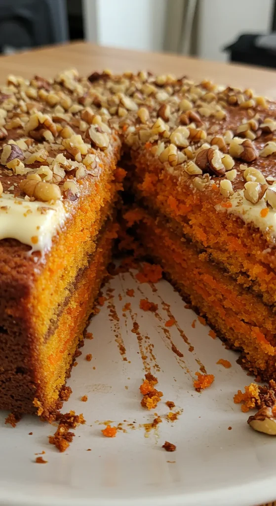 carrot walnut cake