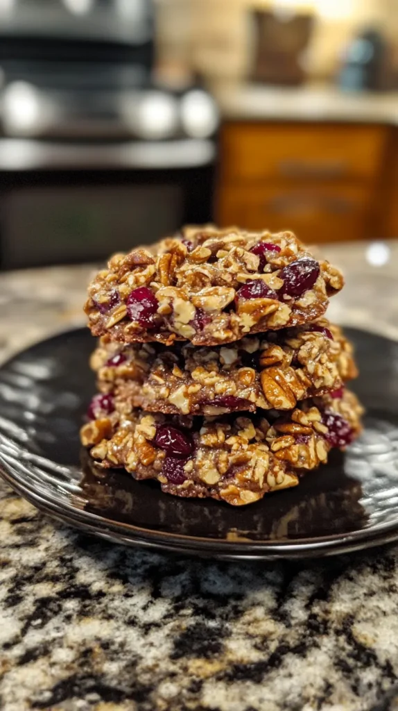 Cranberry Pecan Praline Cookies