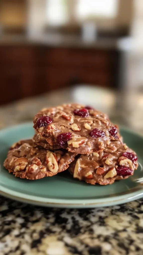 Cranberry Pecan Praline Cookies