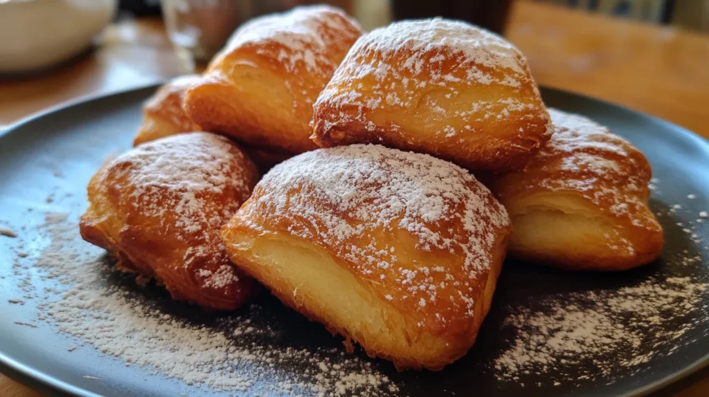 Crispy Fried Croissant Beignets