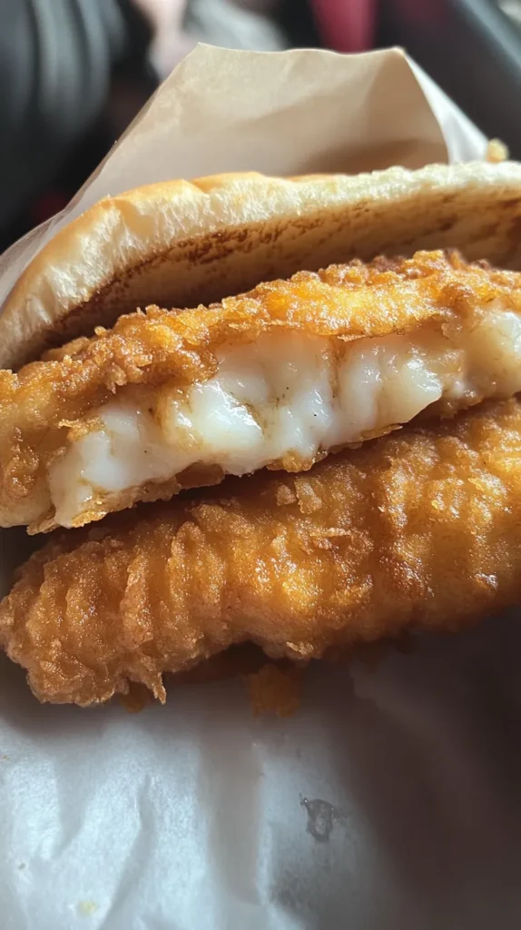 Crispy Fried Cod Sandwich