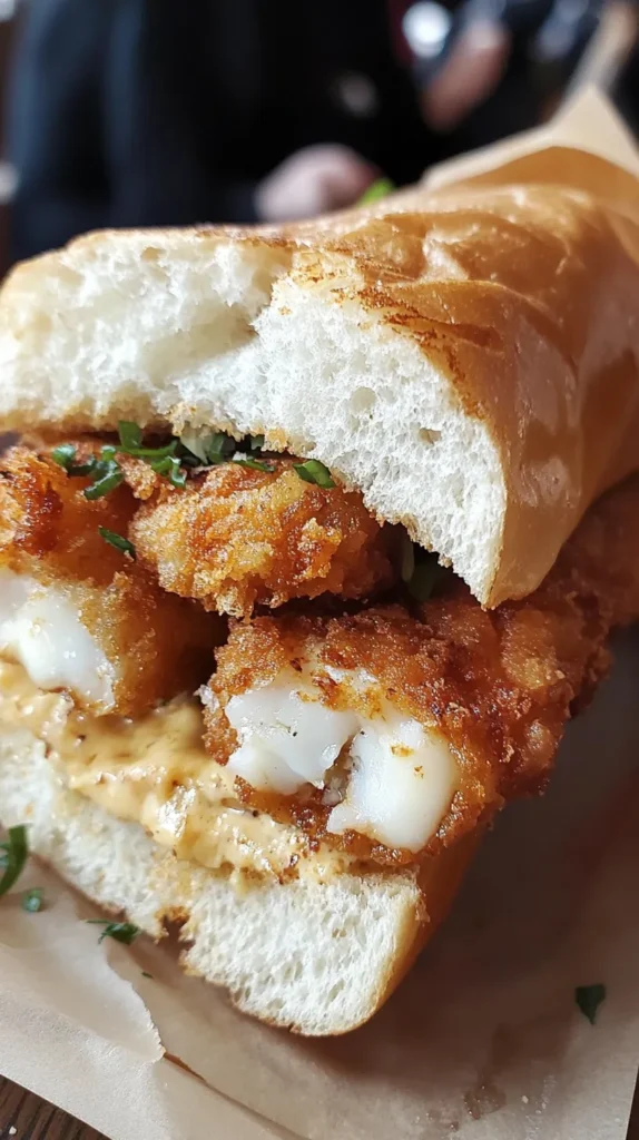 Crispy Fried Cod Sandwich