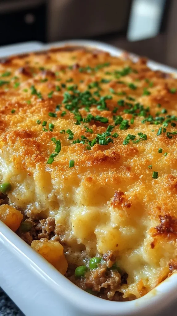 Shepherd's Pie Tater Tot Casserole