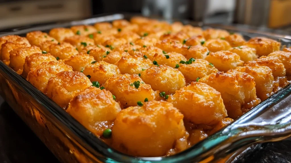 Shepherd's Pie Tater Tot Casserole