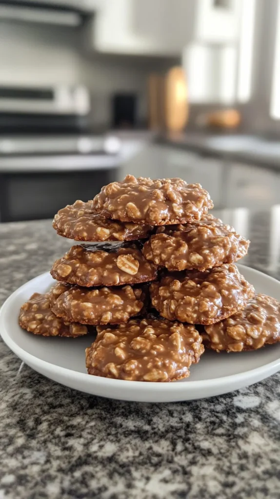 No-Bake Peanut Butter Cookies