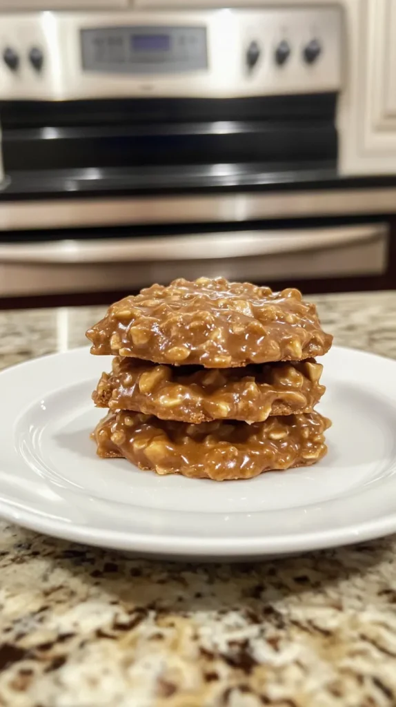 No-Bake Peanut Butter Cookies