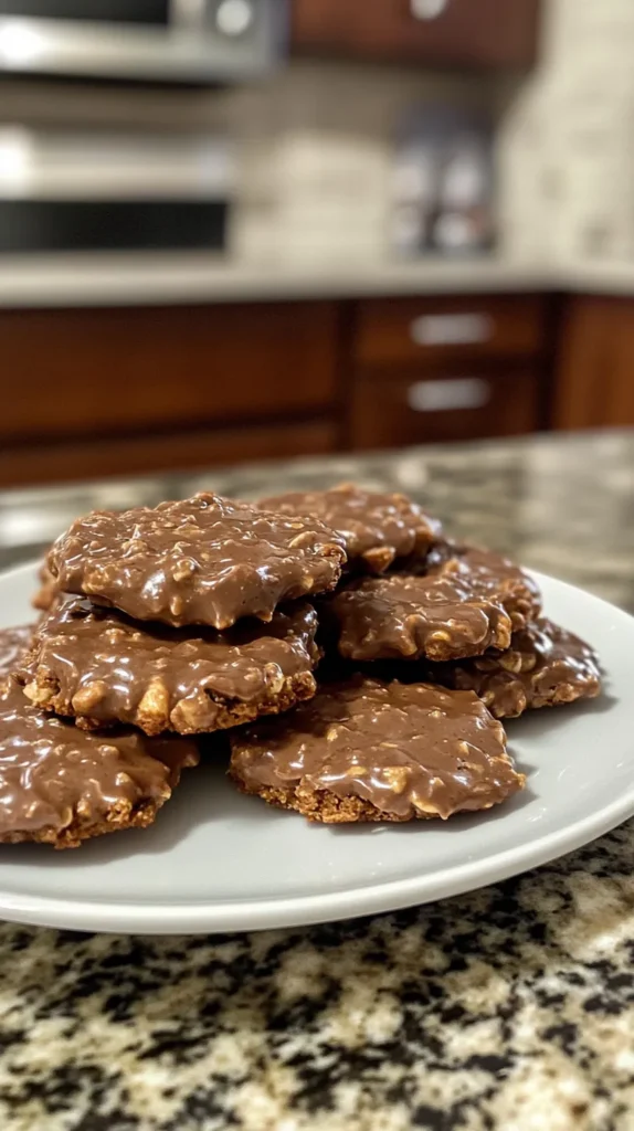 No-Bake Peanut Butter Cookies