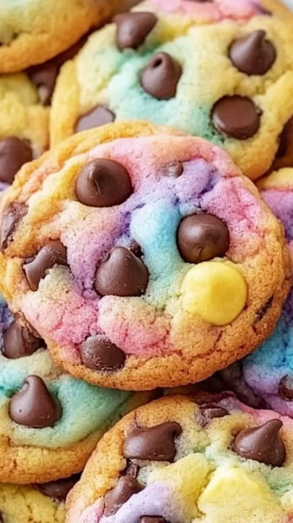 Easter Chocolate Chip Cookies