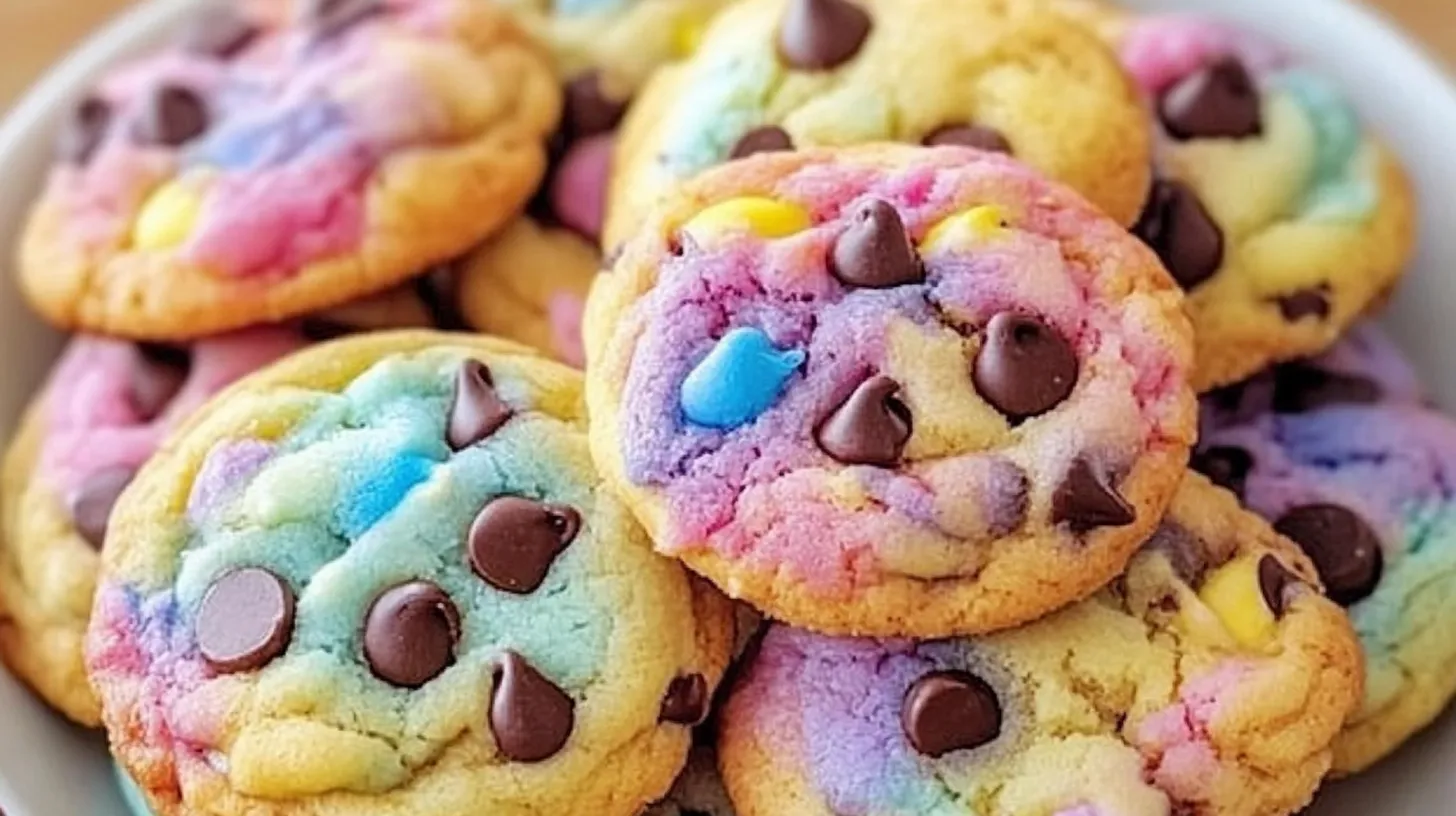 Easter Chocolate Chip Cookies