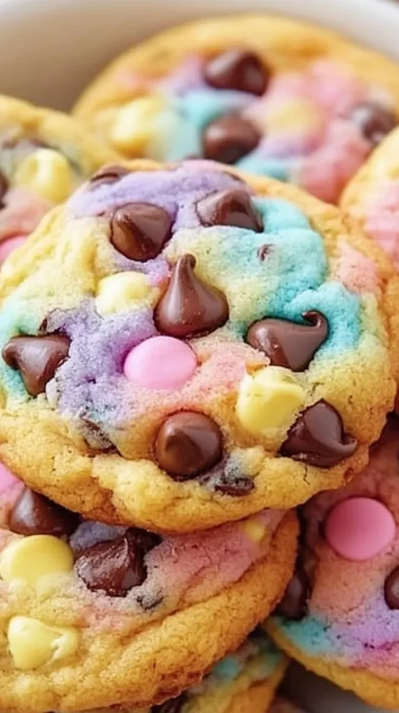 Easter Chocolate Chip Cookies