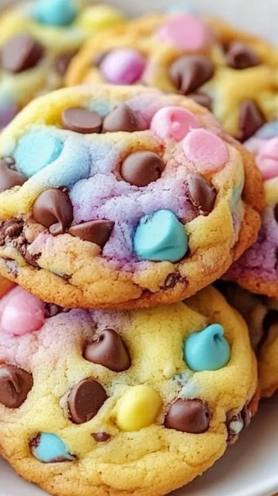 Easter Chocolate Chip Cookies