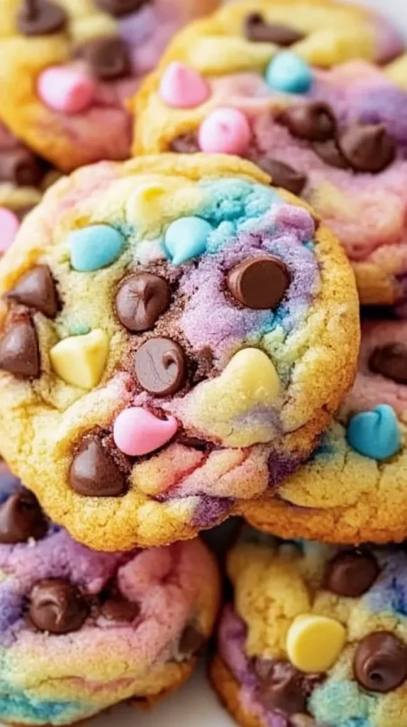 Easter Chocolate Chip Cookies