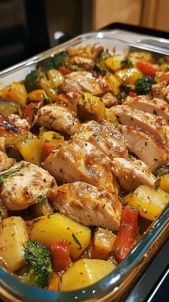 Flavorful Italian Chicken & Veggies Dish