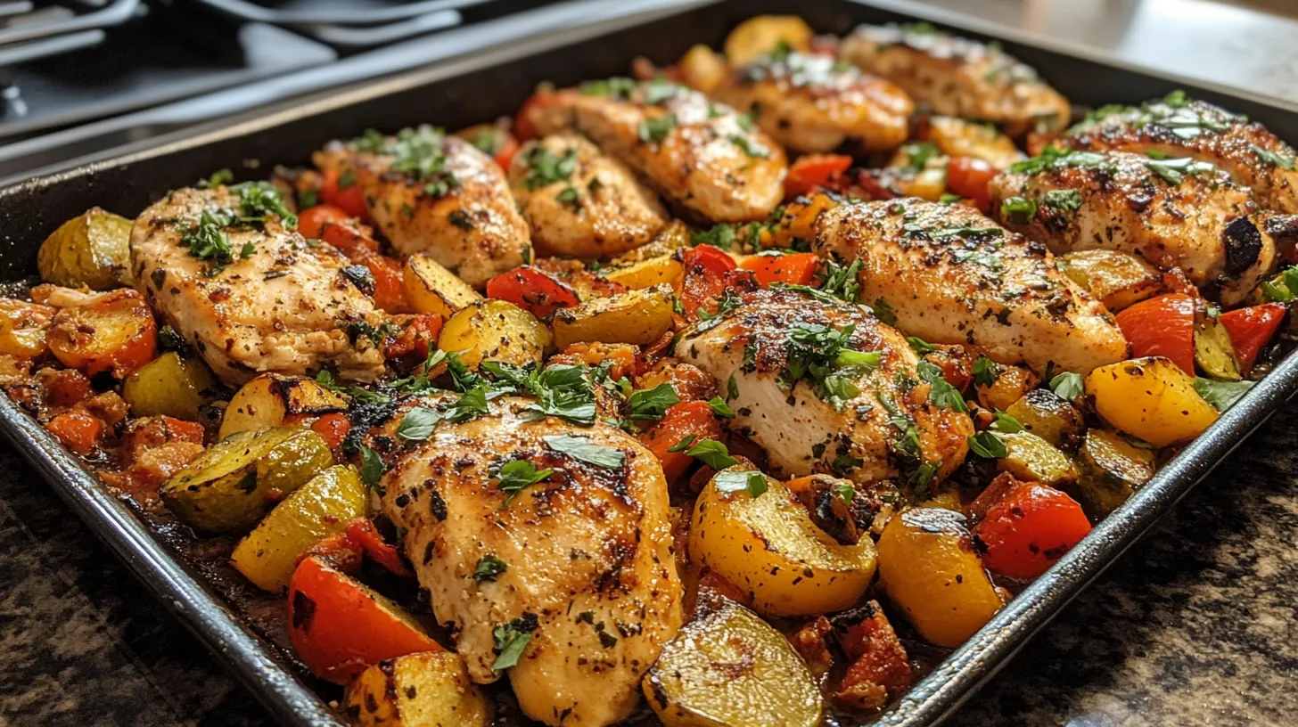 Flavorful Italian Chicken & Veggies Dish