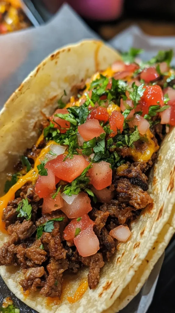 Cheese-Loaded Carne Asada Taco: The Ultimate Mexican-Inspired Recipe 4 Cheese-Loaded Carne Asada Taco