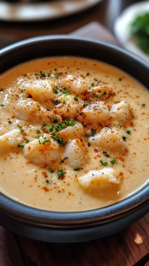 Creamy Crab and Shrimp Seafood Bisque