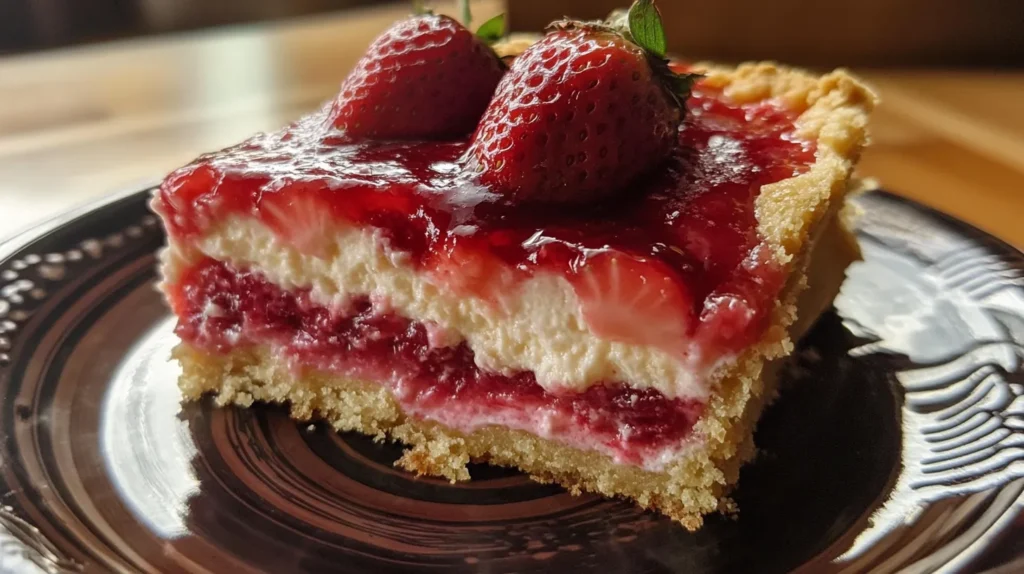 Strawberry Cheesecake Dump Cake