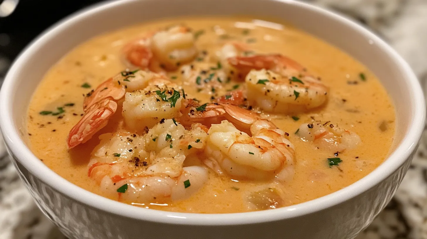 Creamy Crab and Shrimp Seafood Bisque