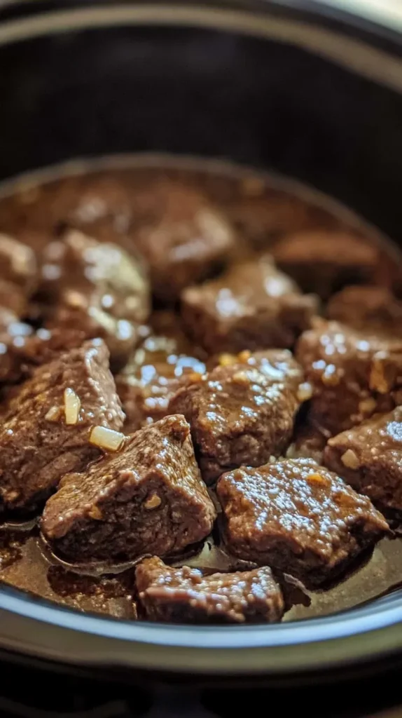 PEPPER STEAK IN A CROCK POT