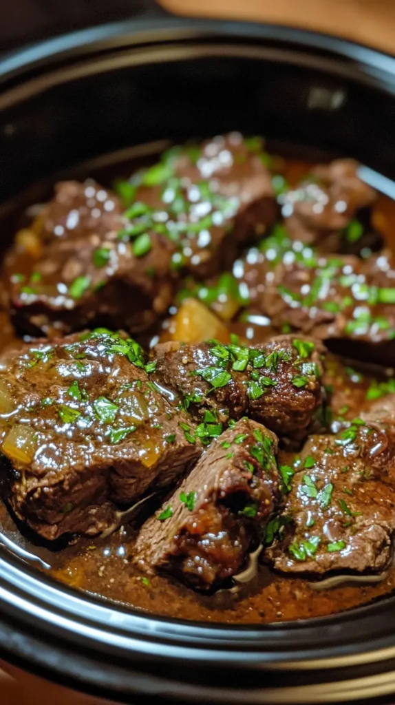 PEPPER STEAK IN A CROCK POT