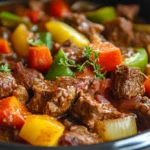 PEPPER STEAK IN A CROCK POT