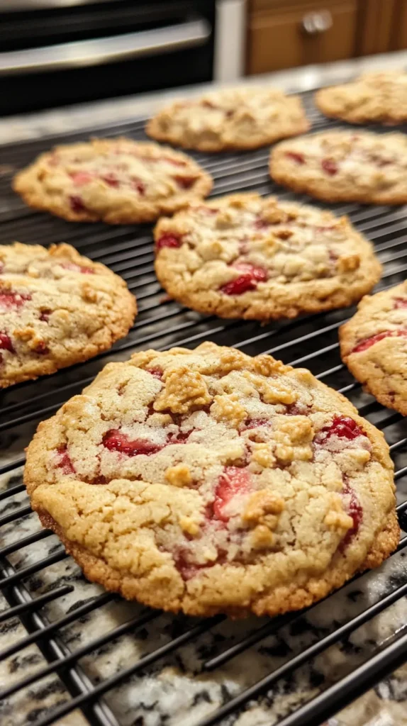 Strawberry Crunch Cookies