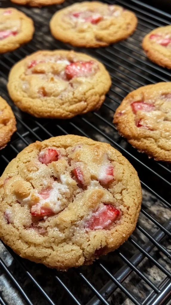 Strawberry Crunch Cookies