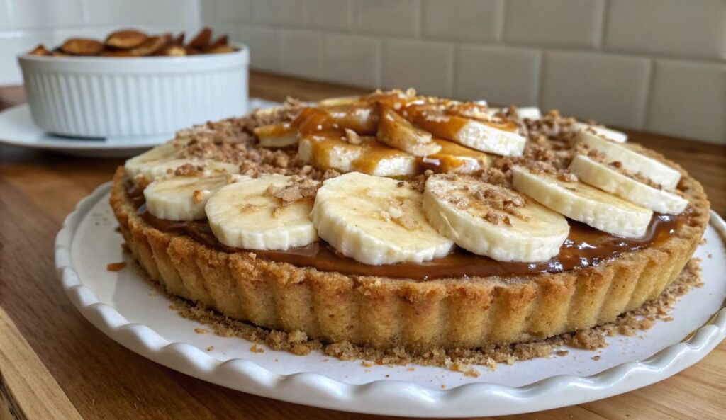 A delicious plate of Banoffee Pie